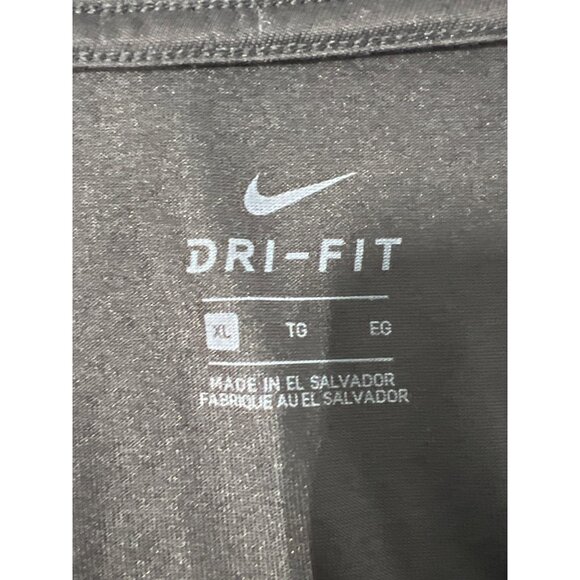 Nike Dri Fit Short Sleeve Athletic T Shirt Size XL Swoosh Athleisure Workout Gym - Picture 4 of 7